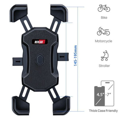 Raida-REVLOX FlexPro Motorcycle Mobile Mount with Vibration Dampener