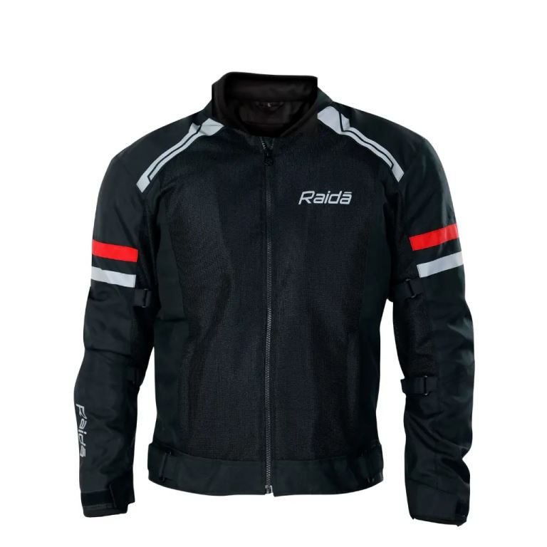 Raida Tourer Jacket - Black - Red
