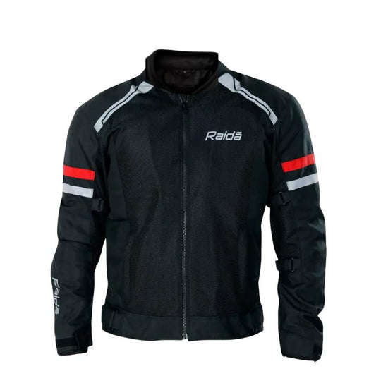 Raida Tourer Jacket - Black - Red