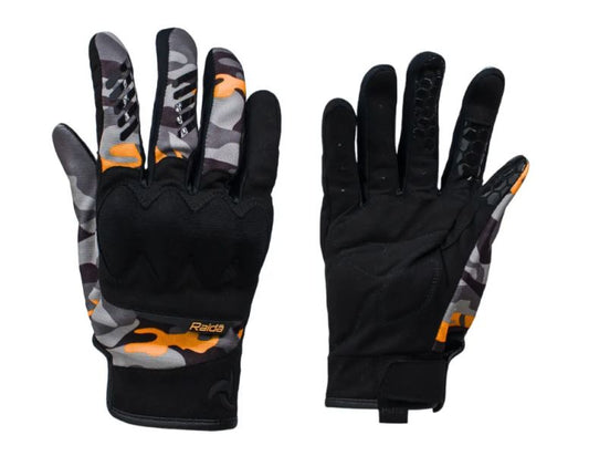 Raida Trailcraft Off-Road Gloves (Camo-Orange)