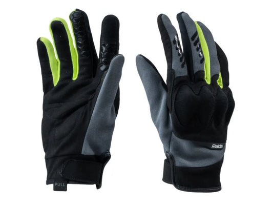 Raida Trailcraft Off-Road Gloves (Grey-Hiviz)