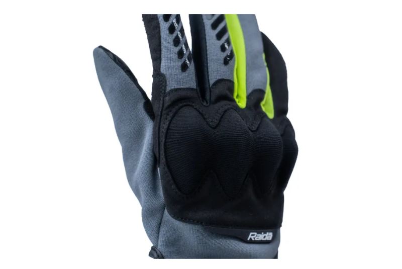 Raida Trailcraft Off-Road Gloves (Grey-Hiviz)