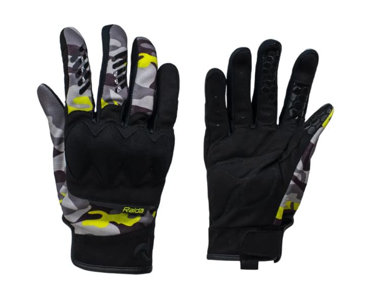 Raida Trailcraft Off-Road Gloves (Camo-Hiviz)