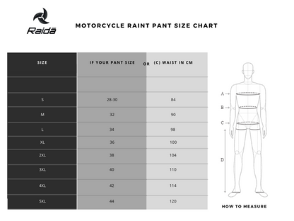 Rain Over Pants for Bikers - Raida