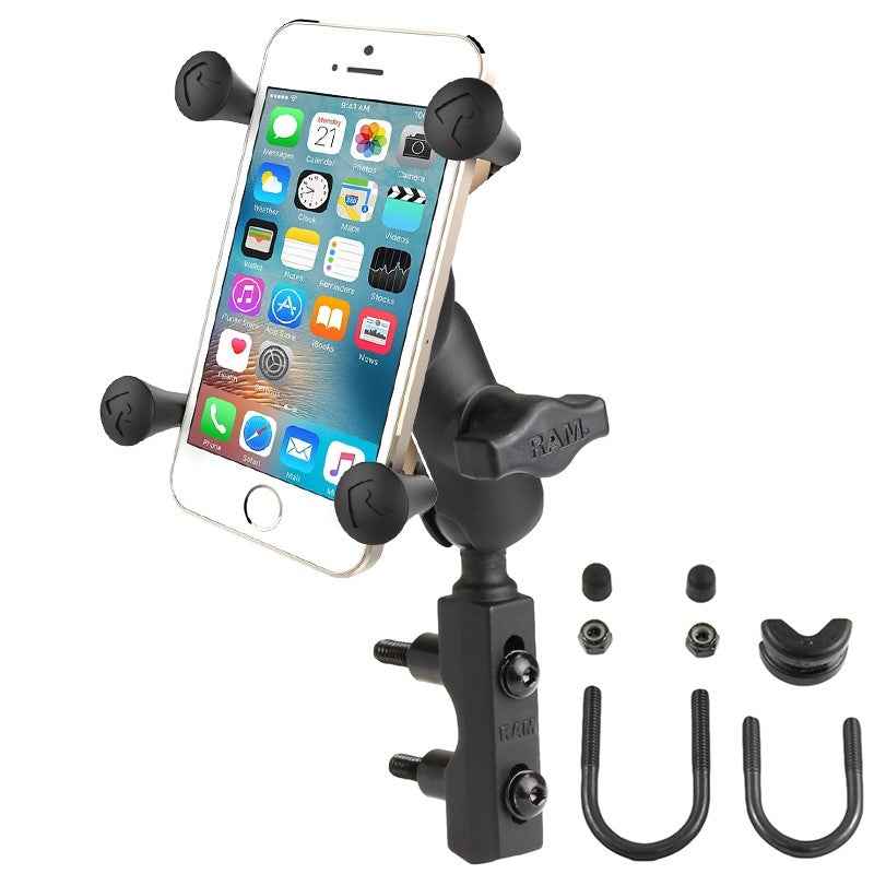 RAM® X-Grip® Phone Mount with Motorcycle Brake/Clutch Reservoir Base