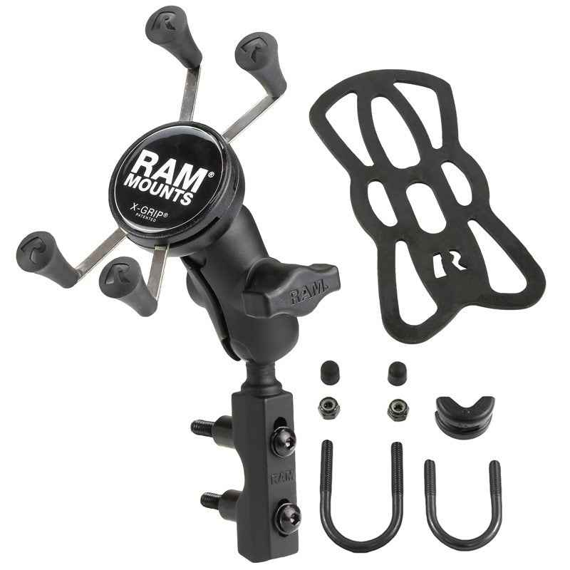 RAM® X-Grip® Phone Mount with Motorcycle Brake/Clutch Reservoir Base