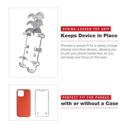 Ram Mounts-Quick-Grip Large Phone Mount with Low-Profile Tough-Claw-RAM-HOL-PD4-400-1U