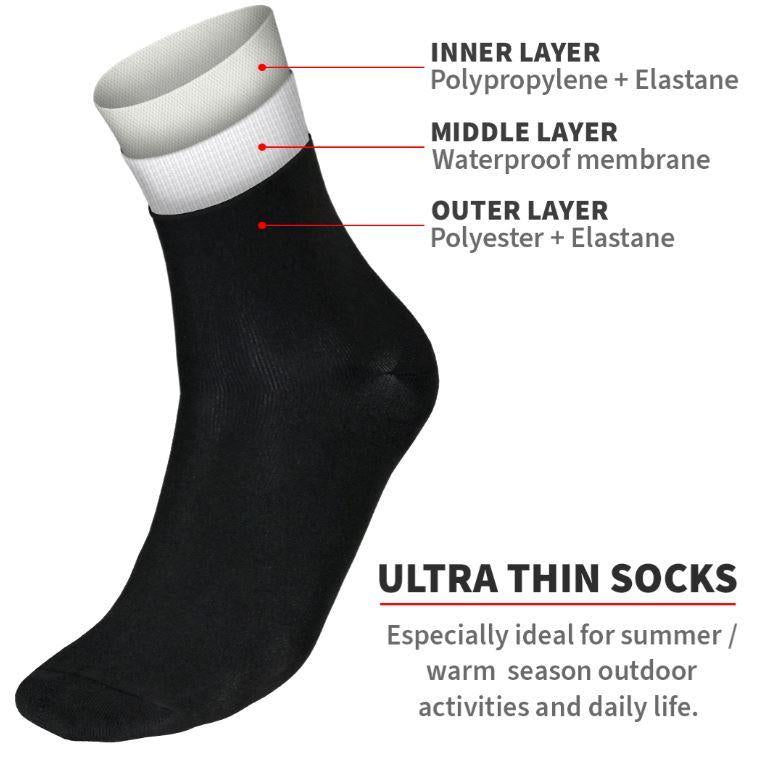 Randy Sun – Ultra Thin Waterproof Sock Mid Calf
