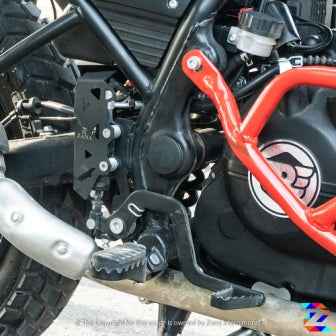 Rear Master Cylinder Protector Himalayan (2016-2021) &amp; GT/Interceptor 650 - ZANA - ZI-8041