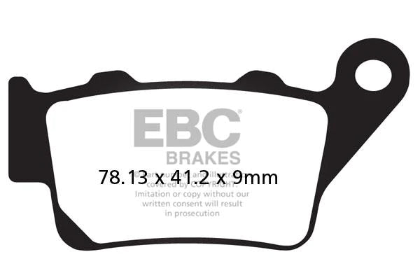 Rear Organic Brake Pads for RE Interceptor (2018 Onw)-FA213-EBC