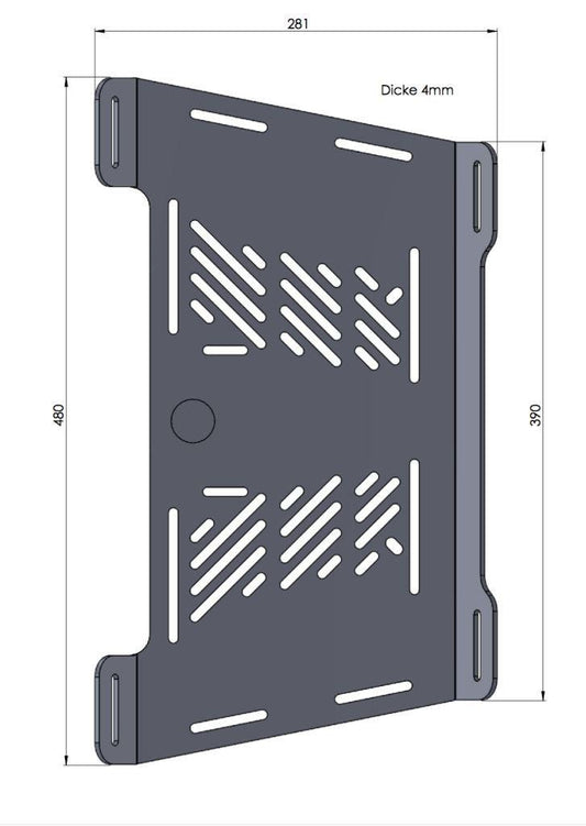 Rear Rack Enlargement BMW R1250R - Hepco Becker - 8006518 00 01