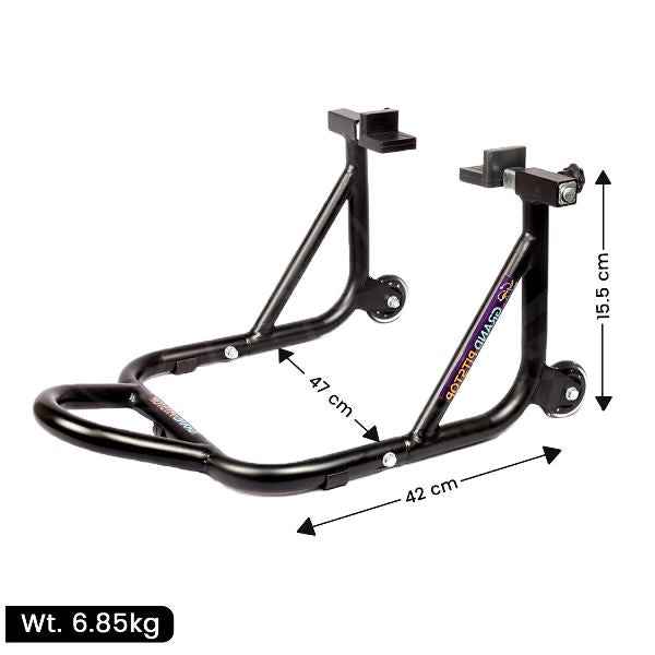 Rear Paddock Stand - Dismantlable Black - Grandpitstop