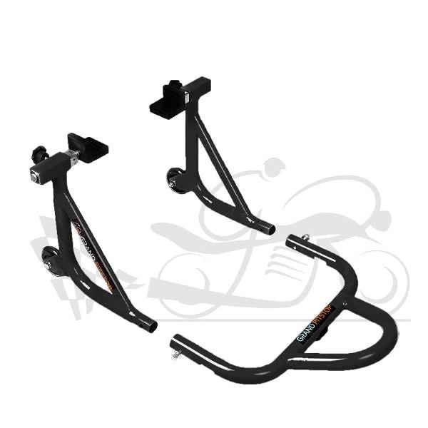 Rear Paddock Stand - Dismantlable Black - Grandpitstop
