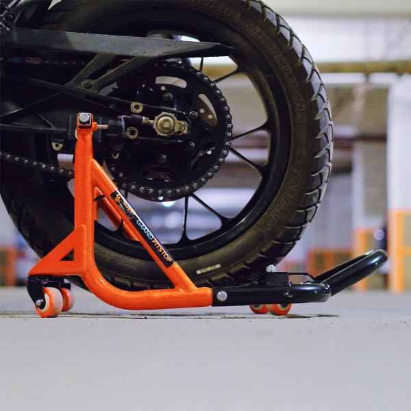 Rear Paddock Stand - Dismantlable Orange - Grandpitstop