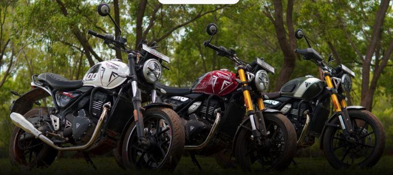 Red Rooster Performance-Blaze Premium Exhaust System for Triumph Scrambler 400X (Polish)