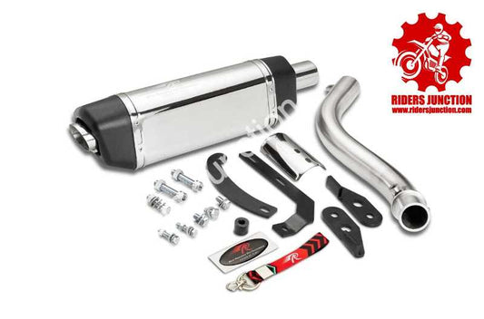 Red Rooster Performance Vertex Pro Exhaust for Royal Enfield Himalayan 450 – Glossy Finish