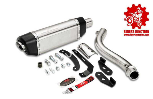 Red Rooster Performance Vertex Pro Exhaust for Royal Enfield Himalayan 450 – Matte Finish