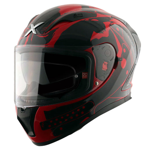 Axor Sstreet DC Batman Helmet (Red Black) - Riders Junction