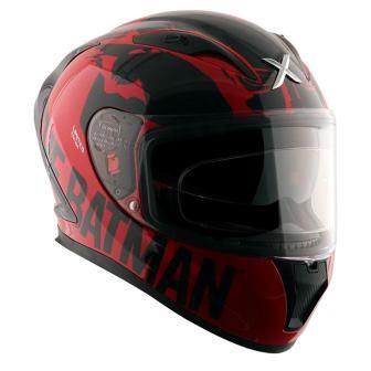 Axor Sstreet DC Batman Helmet (Red Black) - Riders Junction