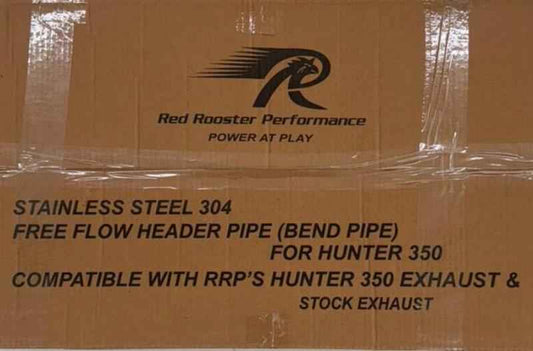 Red Rooster Performance Header Pipes Set- Black- For Hunter 350