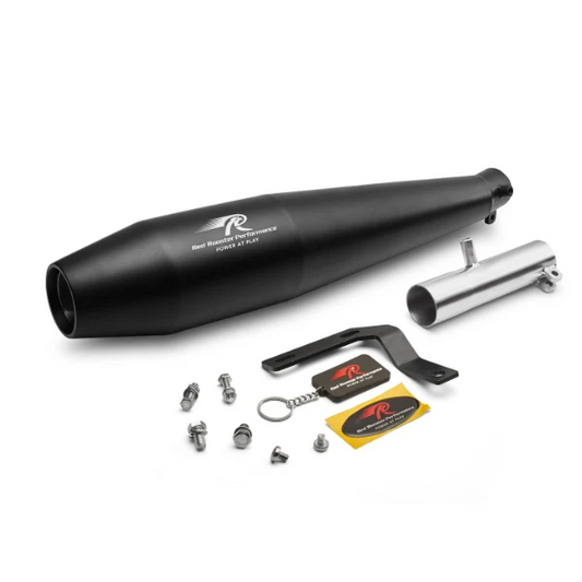 Red Rooster Performance Pegasus Black Matte Exhaust for Honda
