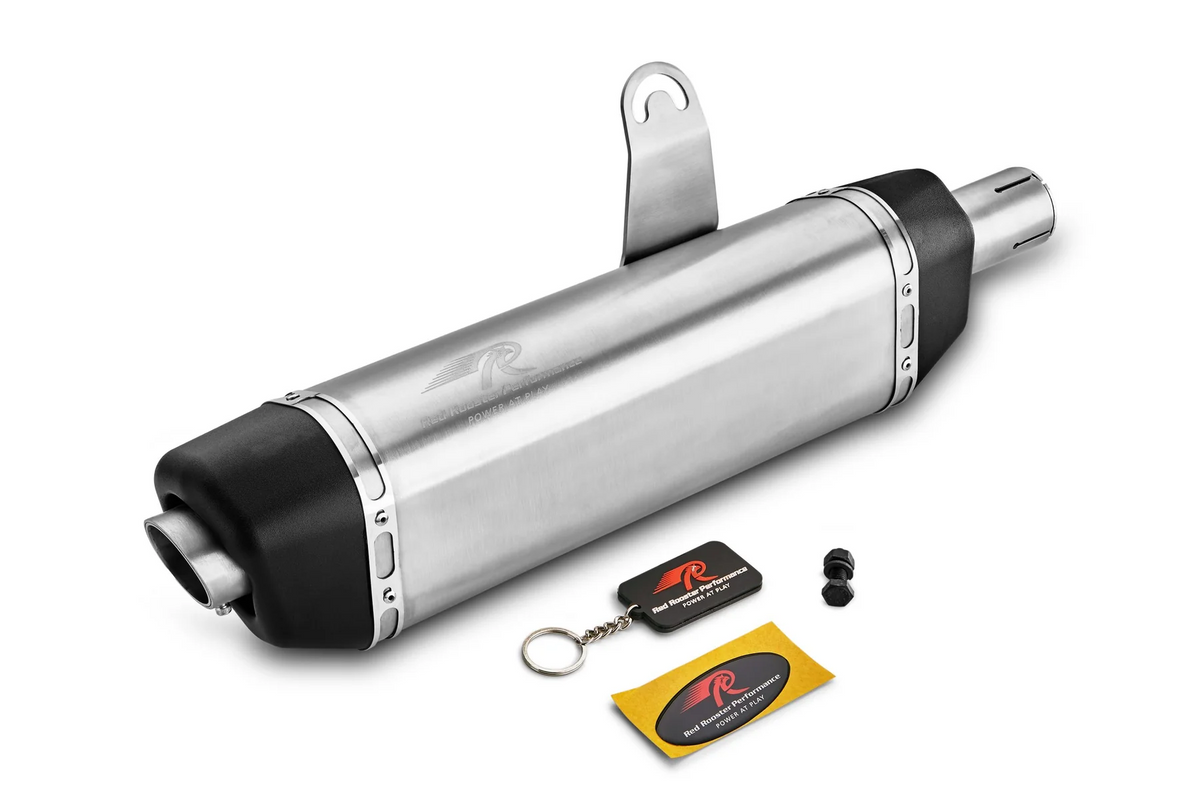 Red Rooster Performance Vertex Matte Exhaust for Royal Enfie