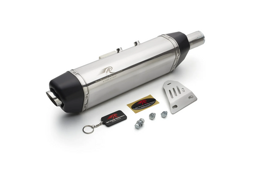 Red Rooster Performance Vertex Polish Exhaust for Royal Enfield