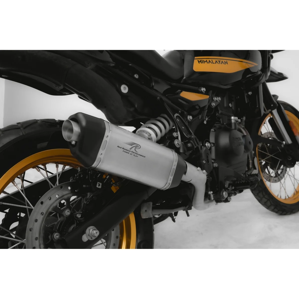 Red Rooster Performance Vertex Pro–Matte Exhaust for Royal Enfield Himalayan 450