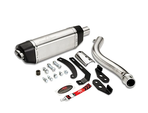 Red Rooster Performance Vertex Pro–Matte Exhaust for Royal Enfield Himalayan 450