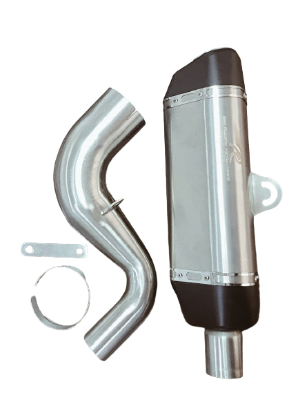 Red Rooster Performance GALACTIC Exhaust for KTM Adventure 390 (with bend pipe) - Riders Junction
