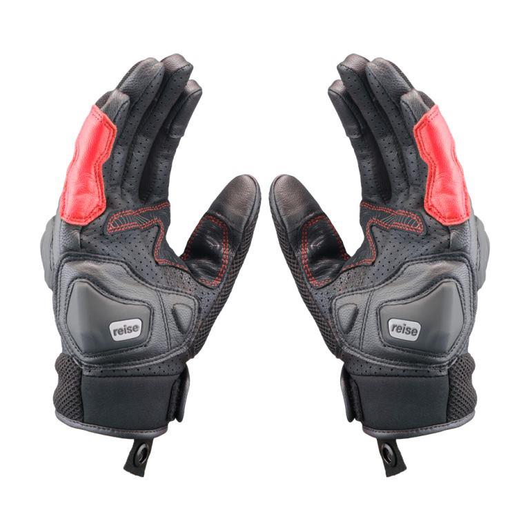 Reise Moto Austra Riding Gloves - Red
