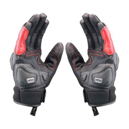 Reise Moto Austra Riding Gloves - Red