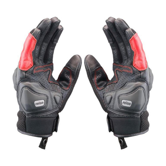 Reise Moto Austra Riding Gloves - Red