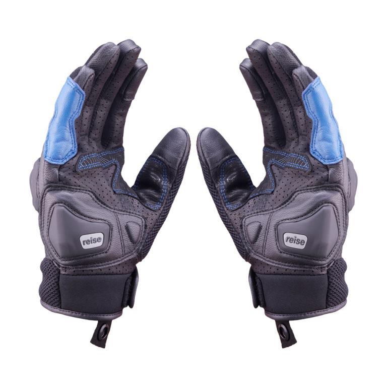 Reise Moto Austra Riding Gloves - Blue
