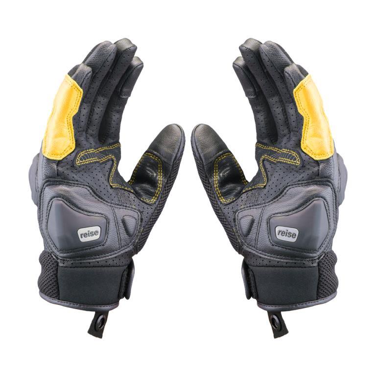 Reise Moto Austra Riding Gloves - Yellow