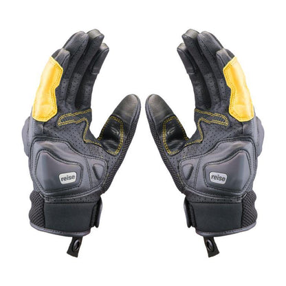 Reise Moto Austra Riding Gloves - Yellow