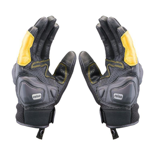 Reise Moto Austra Riding Gloves - Yellow