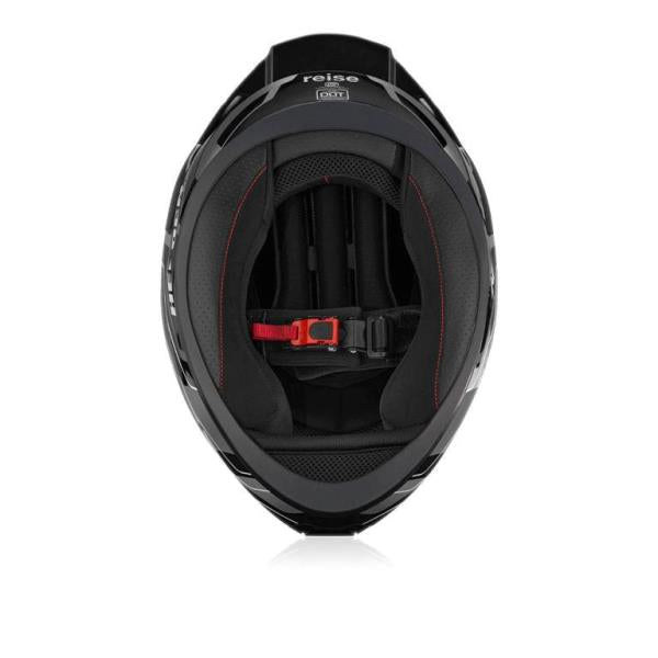 Reise Moto Helden Helmet - Grey / Black Gloss