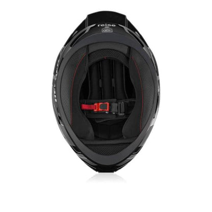 Reise Moto Helden Helmet - Grey / Black Gloss