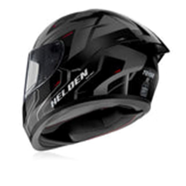 Reise Moto Helden Helmet - Grey / Black Gloss