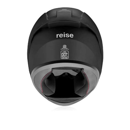 Reise Moto Helden Helmet - Solid Black Matte