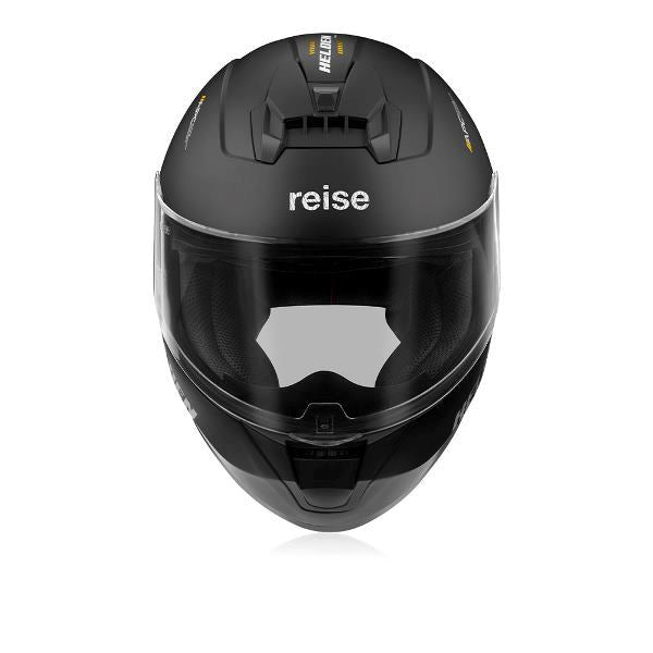Reise Moto Helden Helmet - Solid Black Matte