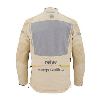 Reise Moto Pine Air Summer Adventure Touring Jacket - Beige