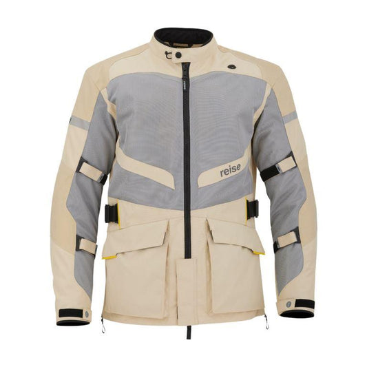 Reise Moto Pine Air Summer Adventure Touring Jacket - Beige