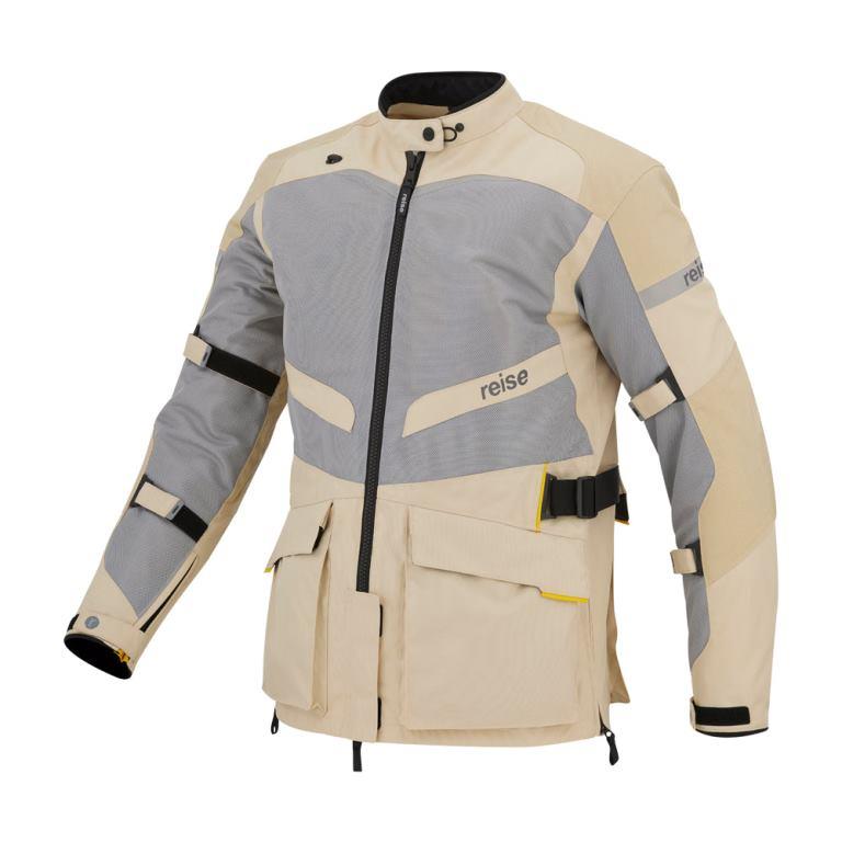 Reise Moto Pine Air Summer Adventure Touring Jacket - Beige