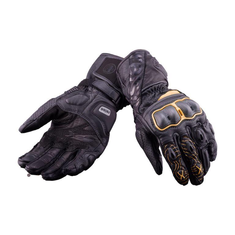 Reise Moto Rhodes Full Gauntlet Gloves - Orange