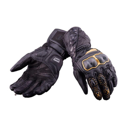 Reise Moto Rhodes Full Gauntlet Gloves - Orange