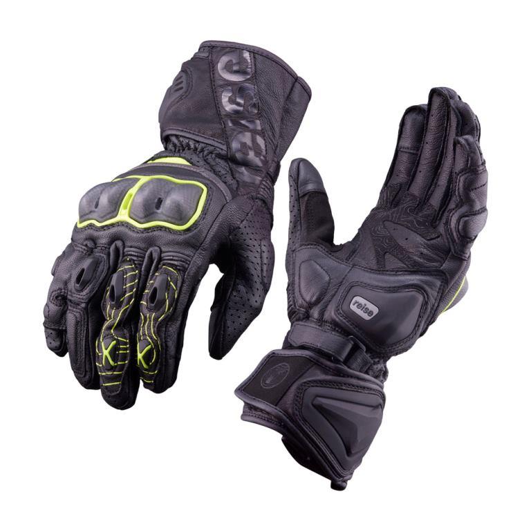 Reise Moto Rhodes Full Gauntlet Gloves - Green