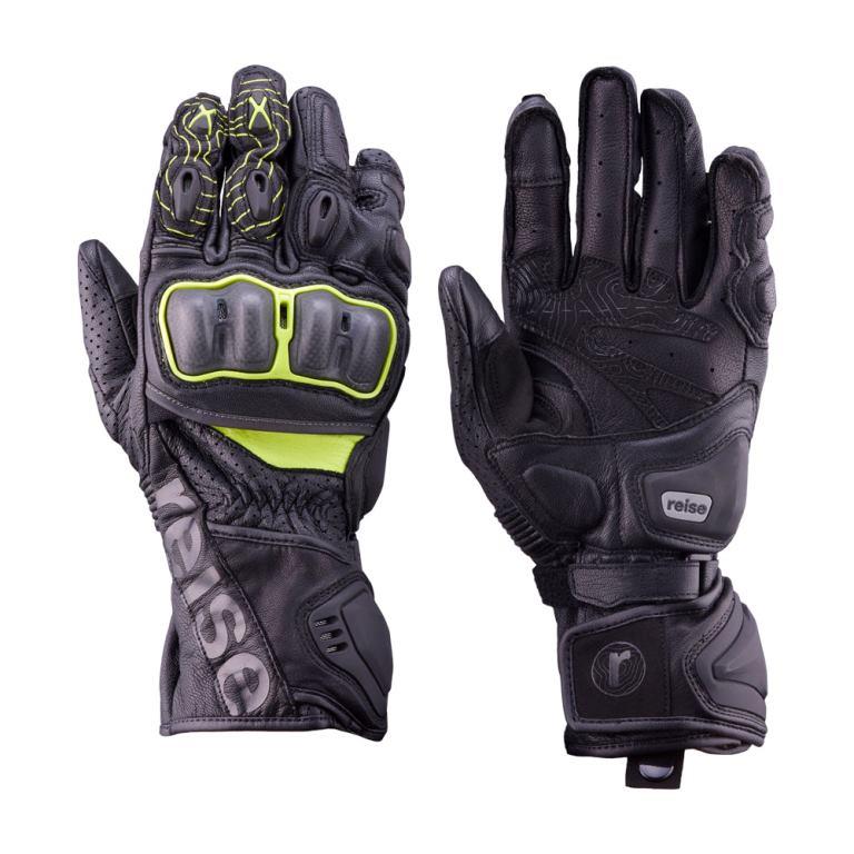 Reise Moto Rhodes Full Gauntlet Gloves - Green