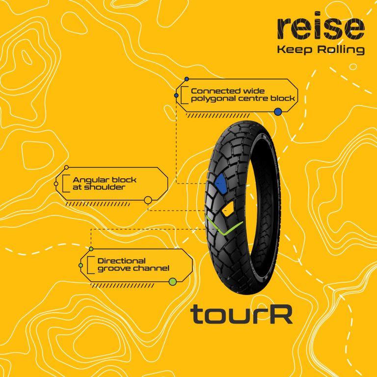 Reise Moto tourR 90/90-19 52P Front Tube Tyre - 3601160111